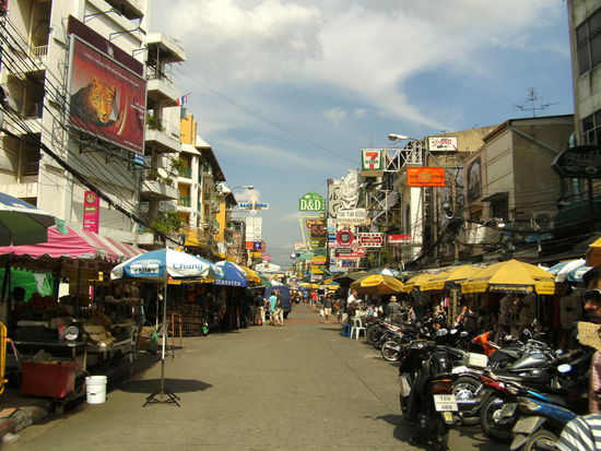 back at Khao San Road