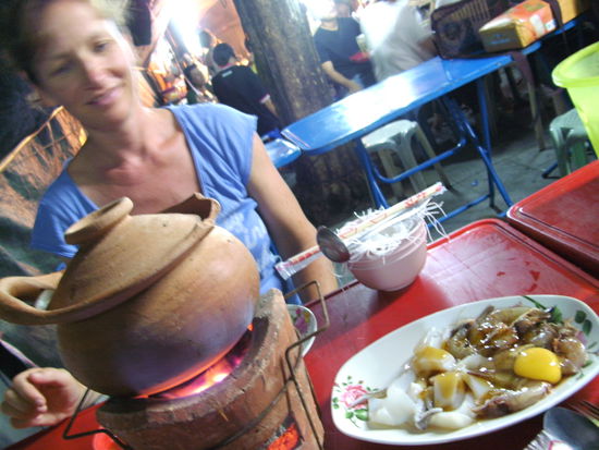 der Schweiss rinnt (hier gibt's kein scharfes S)