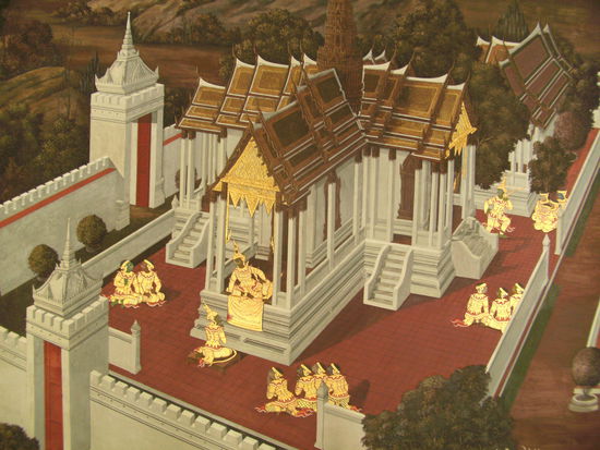 Wandgemälde (Königspalast, Bangkok)