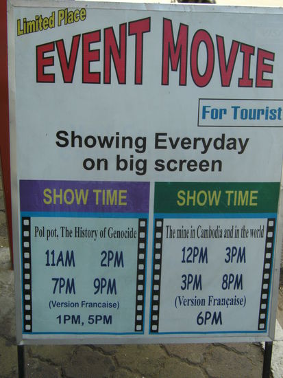 tägliche Geschichtsaufarbeitung für Touristen (Phnom Penh)