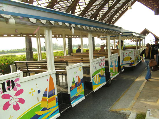 Transportwagen am Kho Samui Airport