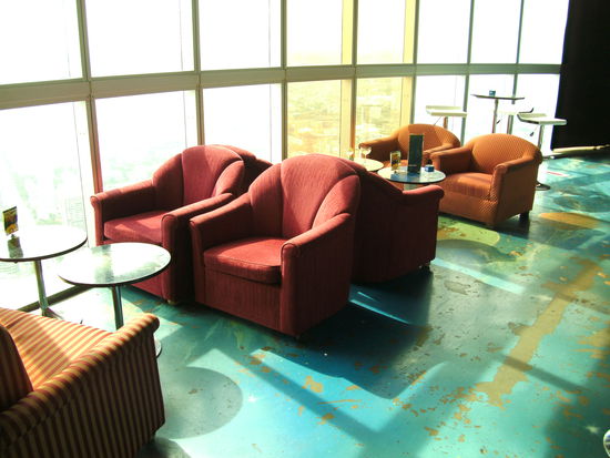 etwas retro - die Sky Bar im Baiyoke Sky Hotel (Bangkok)