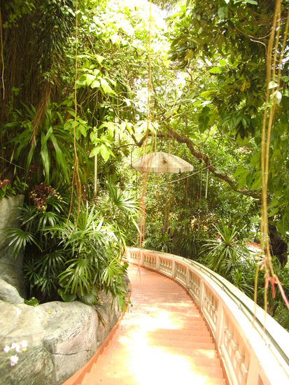 Weg am Golden Mount (Bangkok)