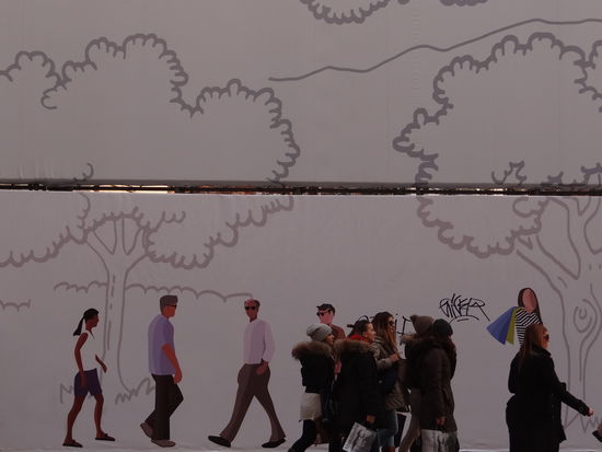 Plakatwand - wer ist echt?