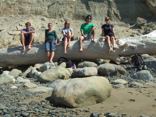 Chris, Inge, Caro, Francisco, Caro