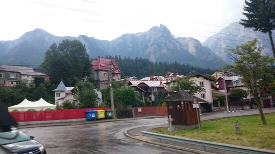 Fahrt durch die (echten) Karpaten.