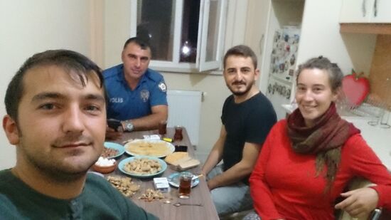 Couchsurfing in Kars.