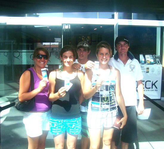 Ich, Emily, James, Nadyia und Liam