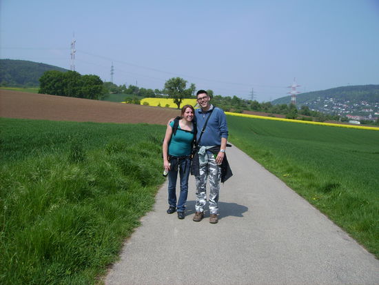 Ich und Marcel, der mich freundlicherweise abgelöst hat