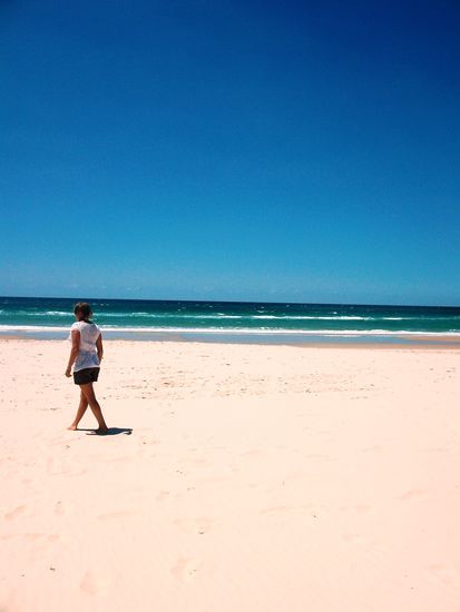 ...die freien Montage und die vielen Ausfluege zum Strand