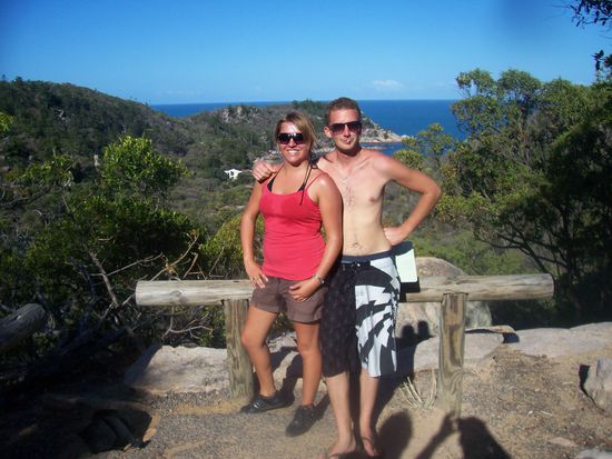 Der Franzose, der unbedingt mit aufs Bild wollte und ich