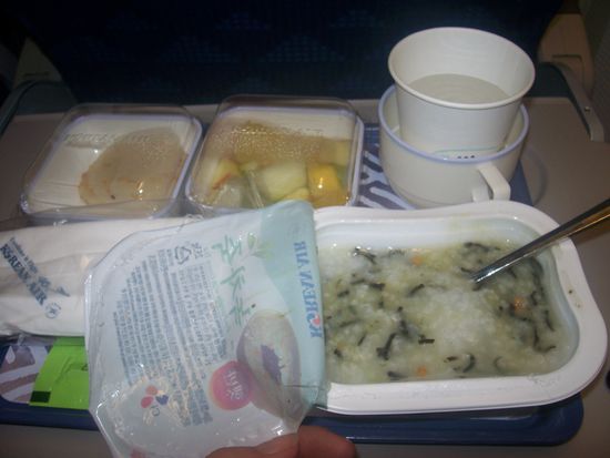 koreanisches Fruehstueck... (ich empfehle es NICHT!!)