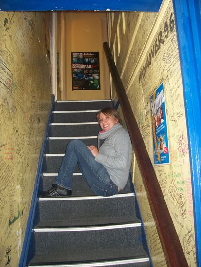 Viele haben Gruesse an den Waenden hinterlassen...