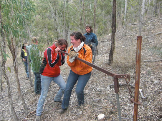 Beim fenching- ich sag ja; wir hatten viel spass