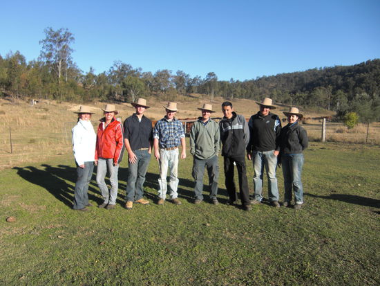 Meine Gruppe: v.l. Katja, ich, Tom, Keith, Anthony, Nizom, Leucir, Rosemari