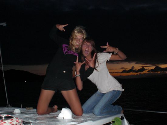 crazy french chick and me...