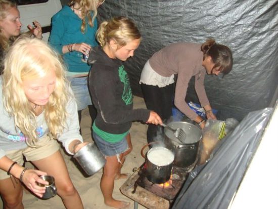 Kochen mit den Mädels