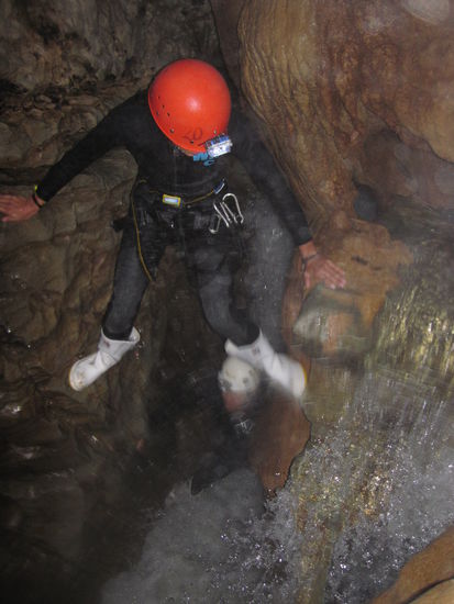 Wasserfaelle hochklettern