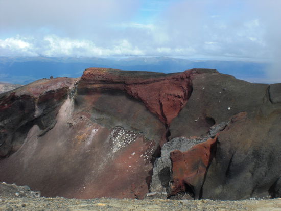Der Krater, sah allerdings in natura viel schoener aus