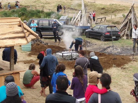 Zubereitung von Hangi