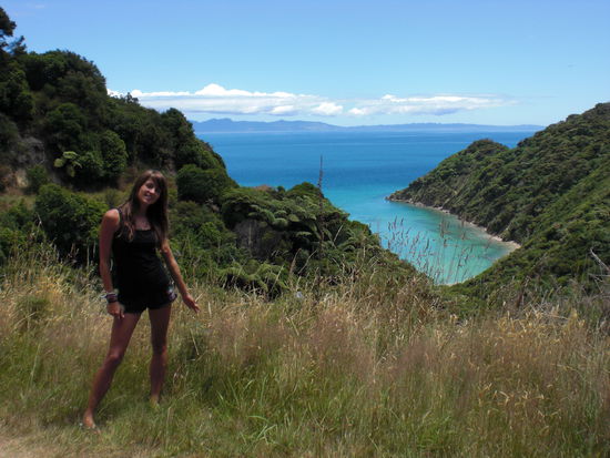 die aussicht war so schoen und erst die farben...