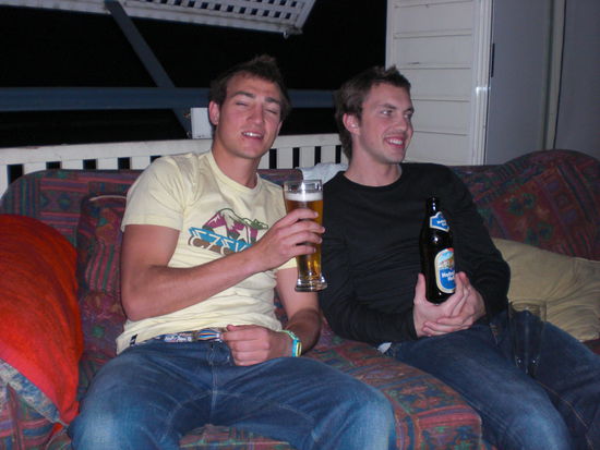 ganz stolz auf das deutsche Bier