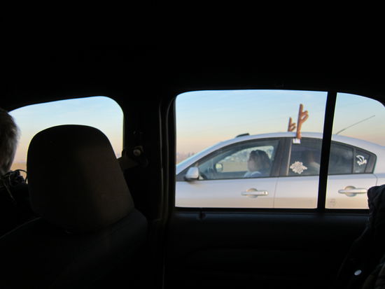 Die Armis schon voll im Weihnachtsfieber und es sollte noch schlimmer werden. Man beachte die liebevolle Deko .