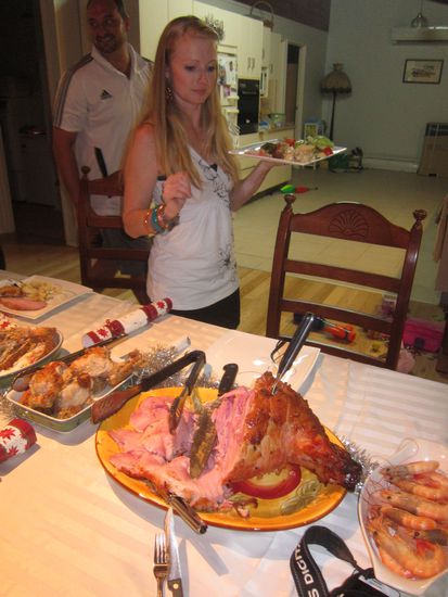 Hier das super leckere Essen. Tim ist ein Multitalent.