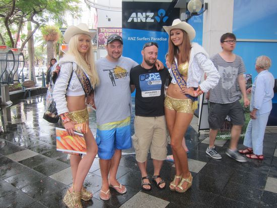 Was meint ihr? Ich sage viel zu dick angezogen ........... die waren übrigens richtig groß! Beide sicher über 1,90.