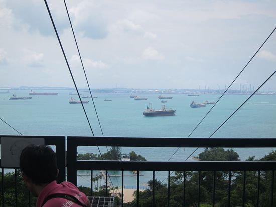 Achja auf Sentosa machten wir so einen Dschungelflug. Es war jeden Cent wert und schaut schlimmer aus als es war.