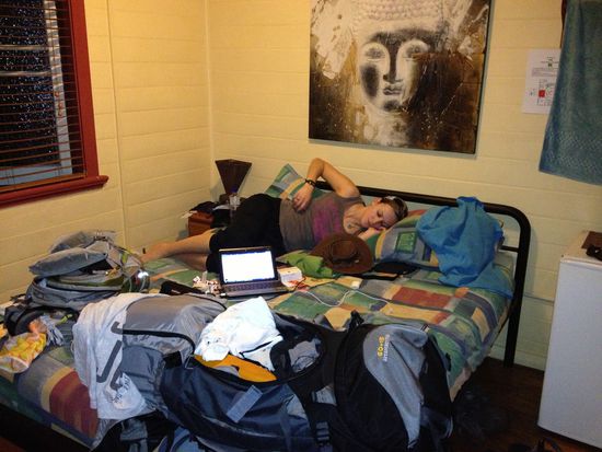 Kaum angekommen, herrscht schon das Chaos .