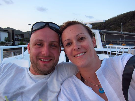 Am Weg zurück ans Festland, das Feiern haben wir dann doch den etwas jüngeren überlassen ;-(!