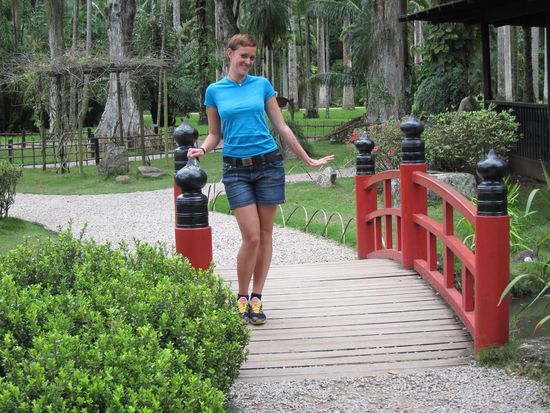 Posen im Botanischen Garten