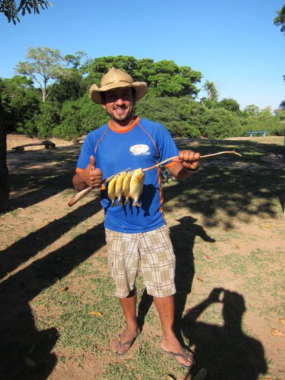 Gut, die Ausbeute war jetzt nicht soooo groß, aber wir waren zum Glück eh nicht sehr hungrig.
