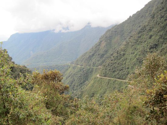 Auf in die Deathroad! Die Natur ist atemberaubend schön.