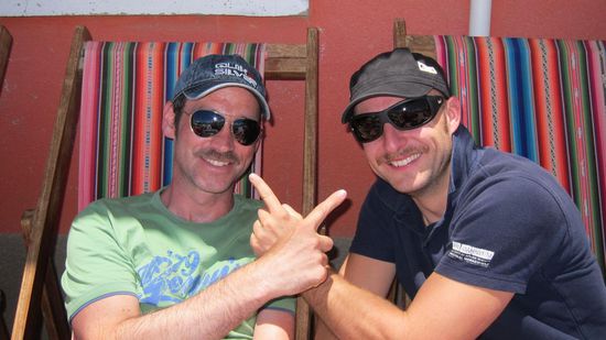 David erklärte sich solidarisch --&gt; Movember-Buddys!