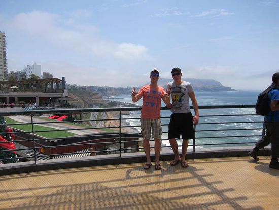 Küste in Lima beim Stadtbummel!