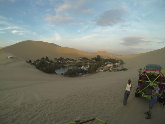 Huacachina von oben.