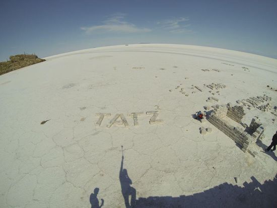 Wir waren hier. Links im Hintergrund sieht man die Isla del Pescado.