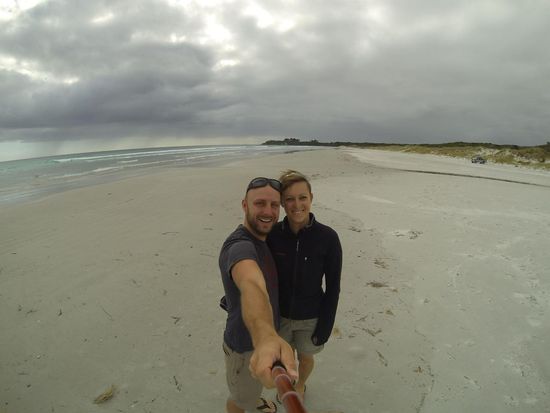 Der Ninty Mile Beach am Weg nach Cape Reinga.