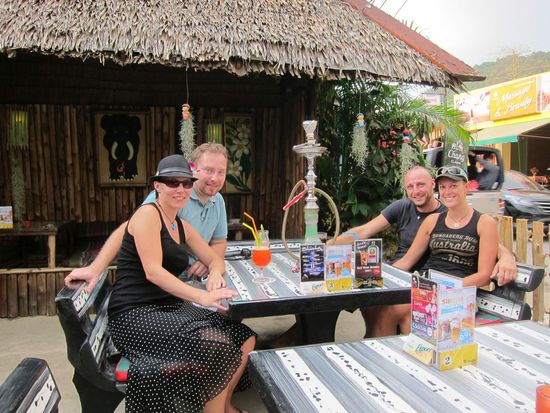 Shisha Bars sind in Thailand groß in Mode und für uns eine schöne Abwechslung, da wir ja bekennende Ägypten Fans sind.