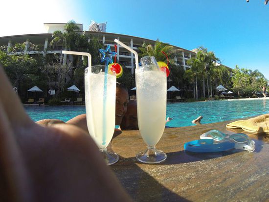 Poolbar, natürlich antialkoholisch !