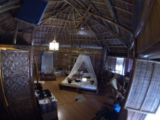 Unser Baumhaus. Echt genial, wir haben es genossen!