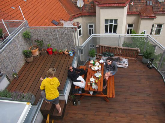 Brunchen unter heimischen Himmel mit unseren beiden Mädls.