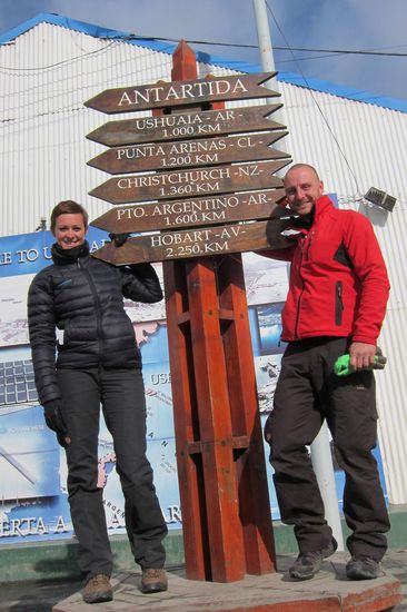 Da wäre es nicht mehr weit in die Antarktis.