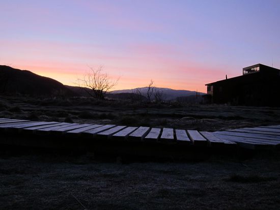 Morgenstimmung, kurz vorm Sonnenaufgang