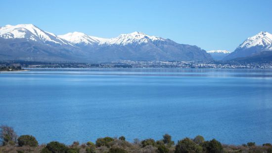 Ein letzter Blick auf Bariloche. So schönes Wetter hätten wir gerne während unseres Aufenthalts gehabt !