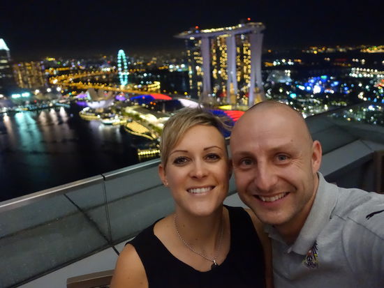 Ausblick von der Terrasse des Level33