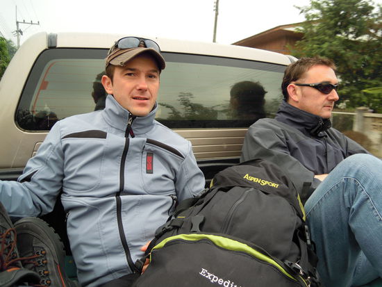 1,5 Stunden mit dem Pickup zum Ausgangspunkt.