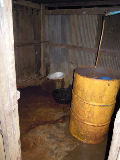 Bad und Toilette, mal was anderes.